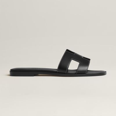 Black h hot sale sandals